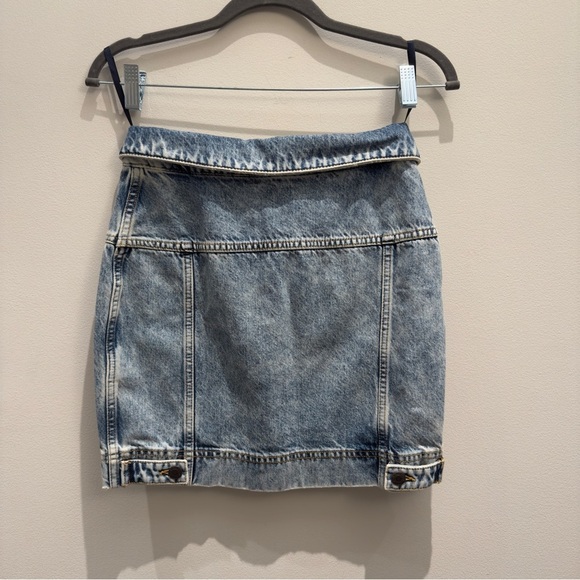 Moschino X H&M Women Blue Denim Skirt Eur Size 34 Size 2 - Picture 9 of 15